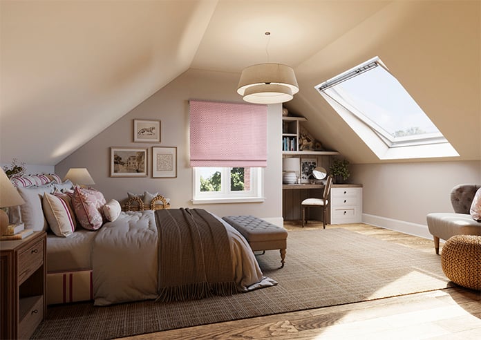 Scallop & Bud, Cosmos - Roman Blind - Image 6